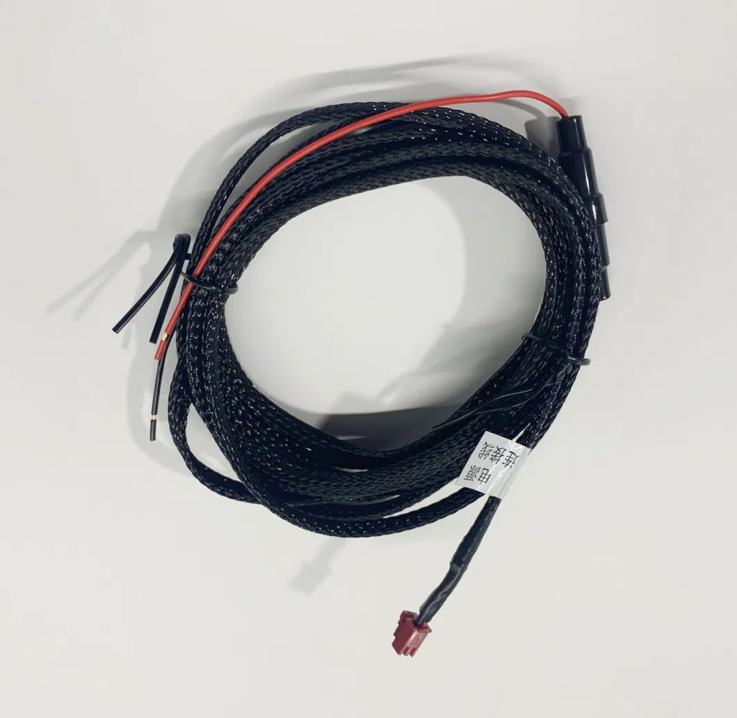 China Factory Made Power Charger Cable Assembly Wire Harness with Fuse and Original Connector for Vehicle Automobile Parts