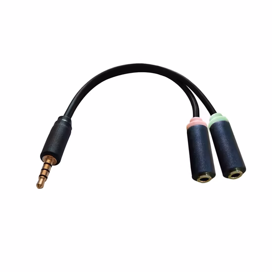 Câble RCA vers audio, câble femelle 3,5 mm vers 2 RCA