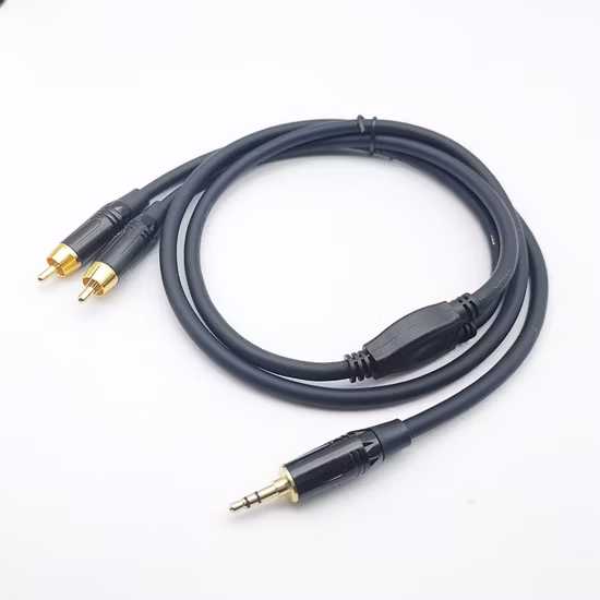 Adaptateur prise mâle 3,5 mm vers 3 RCA femelle, câble audio-vidéo pour AV, audio, vidéo, TV LCD, HDTV