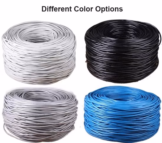 Câble de données en cuivre nu CAT6 U/UTP, 4